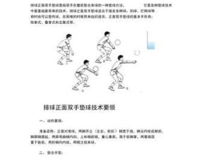 掌握排球发球的基本动作要领（以最普通的发球动作为基础，提高发球技术稳定性）