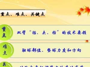 掌握排球垫球的技巧，打造出色表现（排球垫球的动作要领及关键技巧）